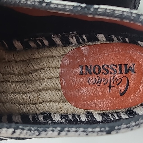 Missoni LOGO black and white sport gym shoes 39 - Picture 11 of 12